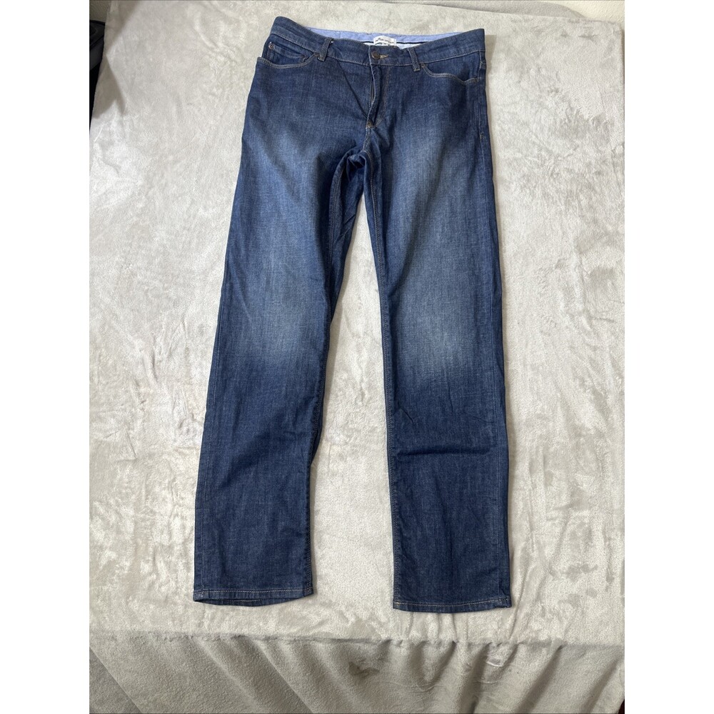 Peter Millar Men’s 5 Pocket Jeans 33x34 Dark Wash Straight Fit Stretch